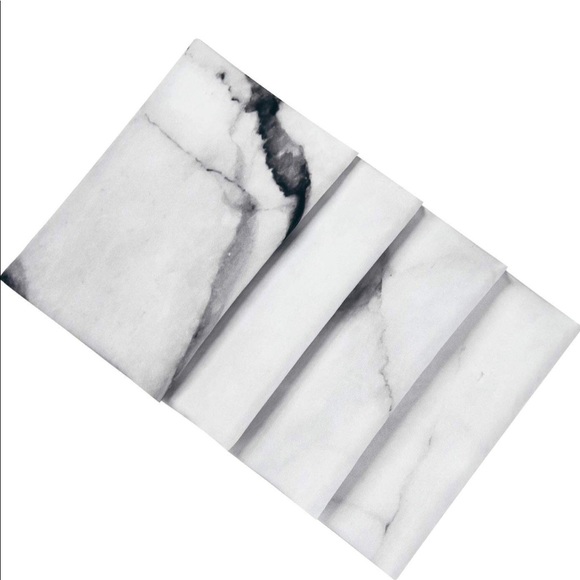 Black and White Marble Wall Hanging Tapestry - Picture 4 of 5